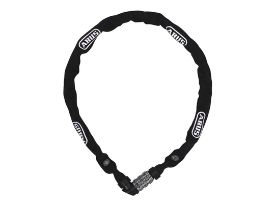 ABUS 1200 Web - Chain with integrated lock - kombination - multiple-dial - svart