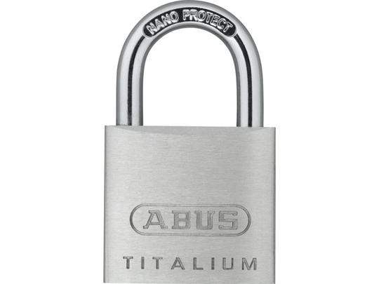 ABUS 64TI/30 B/DFNLI, Konventionellt hänglås, Tangentlås, Olika låsning, Gjuten aluminium, Härdat stål, 3 cm