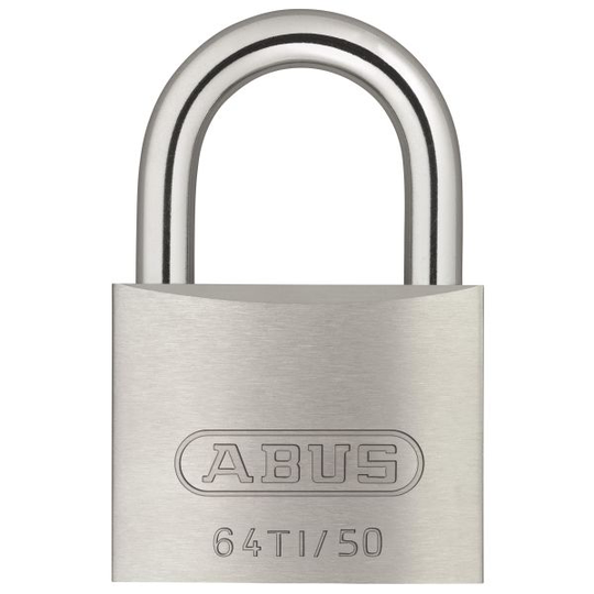 ABUS 64TI/50 Hänglås 50 mm, lika låsning, titalium