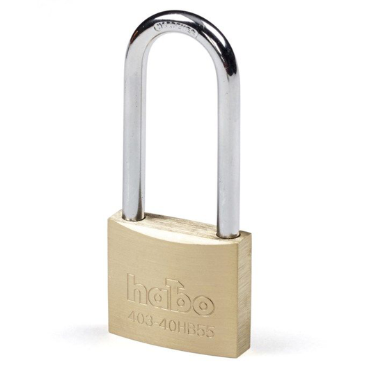 Habo Hänglås med hög bygel 40 mm