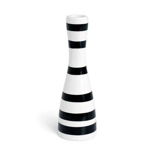 Omaggio ljusstake 20cm, svart - Kähler