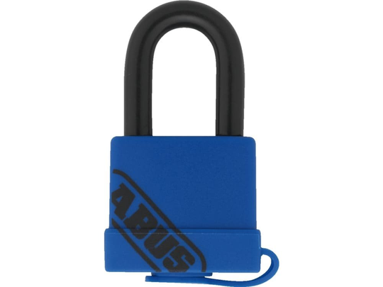 ABUS Aqua Safe, Konventionellt hänglås, Tangentlås, Olika låsning, Blå, mässing, Rostfritt stål