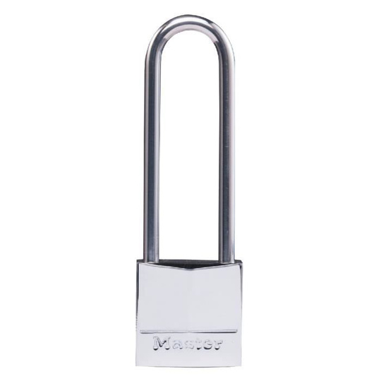 Masterlock förnicklat marint hänglås i massiv mässing - Bygel 64 mm - Längd 30 mm