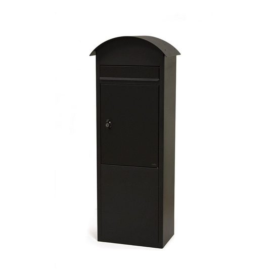 Postlåda Cupol 9445B Låsbar Svart Habo