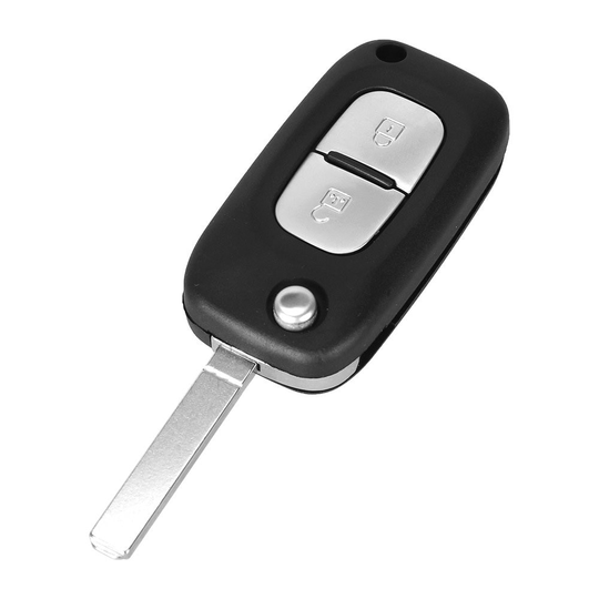 2 knapp Renault vikning fjärrnyckellock fodral ojämnt blad