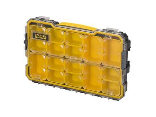 Stanley FMST1-75779, Small parts box, Polykarbonat, Svart, Gul, 432 mm, 267 mm, 64 mm
