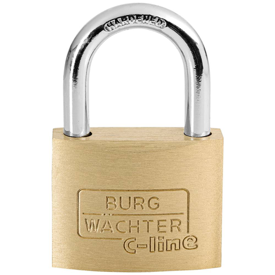 Burg Wächter 3051 Hänglås 35.00 mm Mässing Nyckel