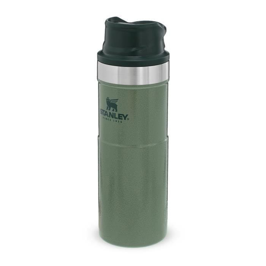 Classic Trigger Action Travel Mug - 0,47L / 16OZ - Hammertone Green - Stanley