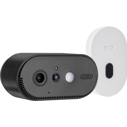 WiFi IP-Övervakningskameraset 2 kanaler med 1 kamera 1920 x 1080 pixel ABUS Akku Cam PPIC90000B