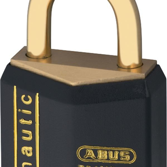 Abus Hänglås Massiv Mässing, Vinylbeklätt, 20 mm