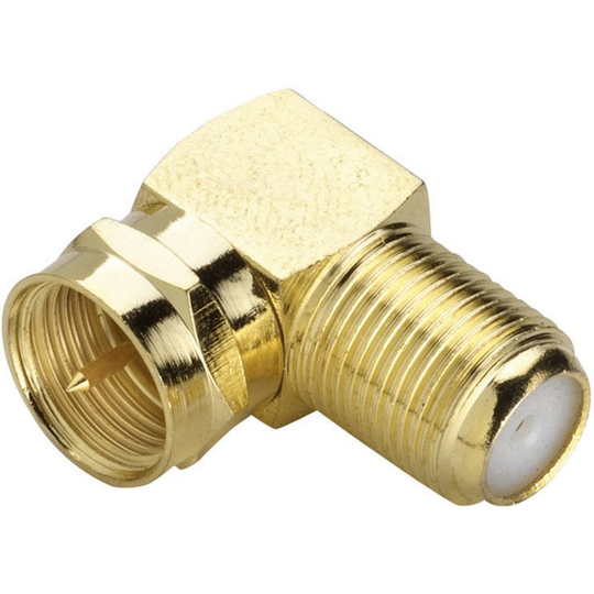 SAT-vinkeladapter (guldpläterad)