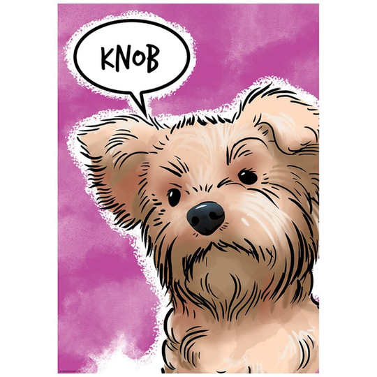 Cute But Abusive Knob Mini Poster