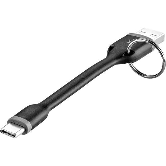Renkforce RF-3425172 [1x USB 2.0 A hane - 1x USB-C® hane] 10.00 cm Svart