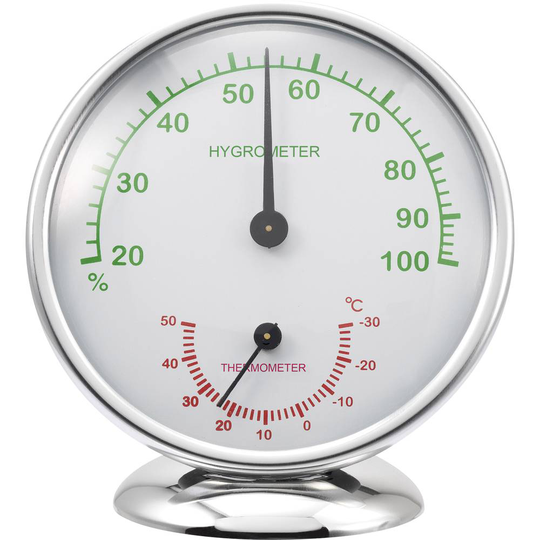 Renkforce 6510 Alu Termo-/Hygrometer Aluminium