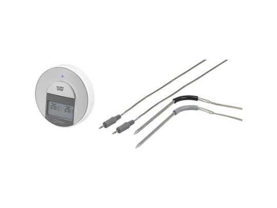 Renkforce A550 App Grill-Thermometer Gratis app , Kabelsensor , Alarm, Automatisk slukning Saucer , Svinekød , Oksekød , Hjort , Kalkun , Pastøse sto