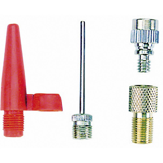 FISCHER FAHRRAD 85618 85618 Luftpump-adapterset Metall, Röd