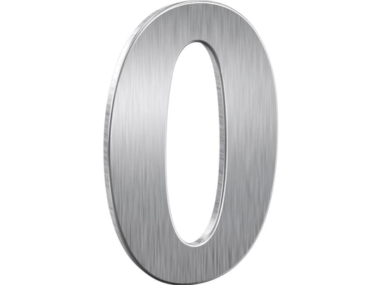 Basi 7300-0000 Husnummertavle Rustfrit stål
