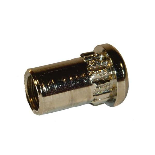 ASSA 802976100002 Hylsmutter M5 Förnicklad, 10-pack