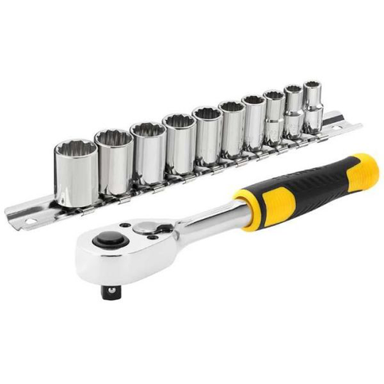 STANLEY STMT82666-0 Spärrskaft 1/4 ", med hylssats, 11 delar