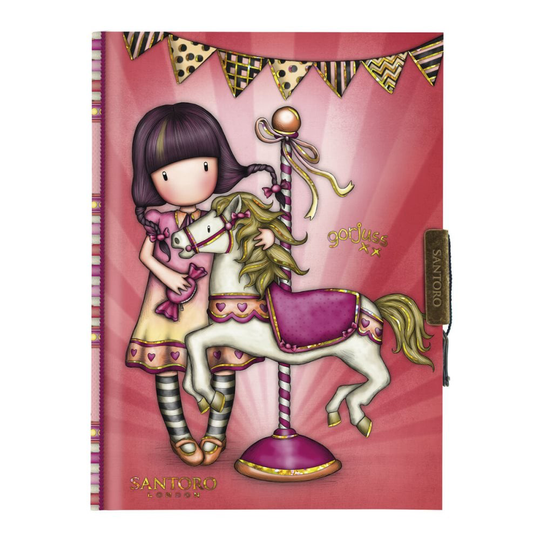 Dagbok Gorjuss Carousel Lax (12.8 x 17.5 x 2 cm)