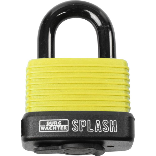 Burg Wächter Splash 470 45 Yellow SB Hänglås Gul/svart Nyckel