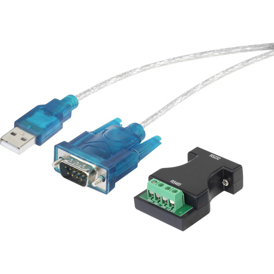Renkforce USB 1.1 Adapter [1x D-SUB hane 9-pol, Polklämma - 1x USB 1.1 A hane] guldpläterad kontakt
