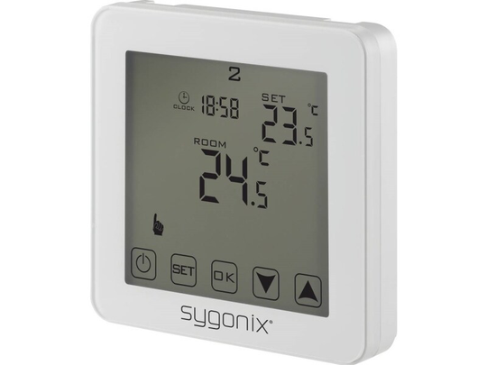 Sygonix Touch 2 Rumtermostat Planforsænket Udendør 1 til 70 °C