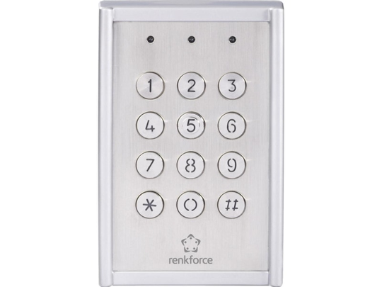 Renkforce 751624 Kodelås Overflademonteret IP65 med belyst tastatur