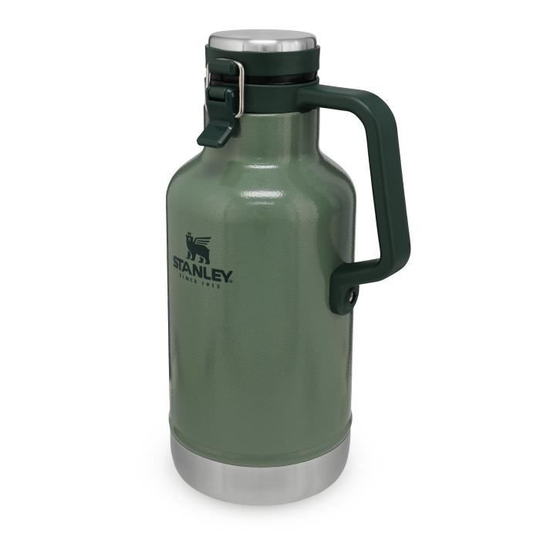 Easy-Pour Growler Classic - 1,9L / 64OZ - Hammertone Green - Stanley