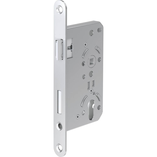 Basi 9821-6521 Insticksrumsdörrlås Silver