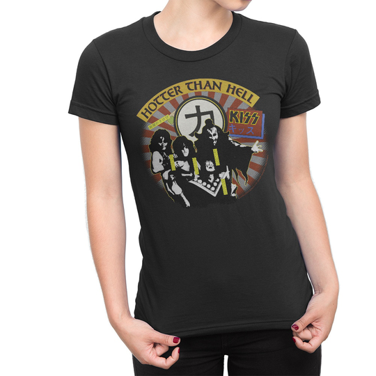 Kiss - Hotter Than Hell Ladies T-Shirt