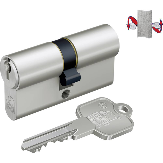 Profil-dubbelcylinder 40 / 40mm Basi V5200-1010