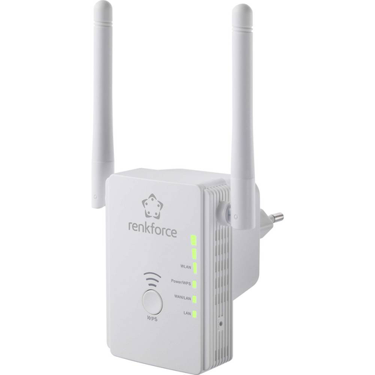 Renkforce RF-WFE-100 WiFi Repeater 300 MBit/s 2.4 GHz