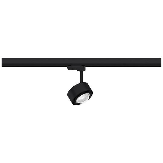 Systemljus (basis) ProRail3 0.00 W Paulmann ProRail3 Spot Aldan 9W Bla 4000K 3Ph dim Svart, Krom