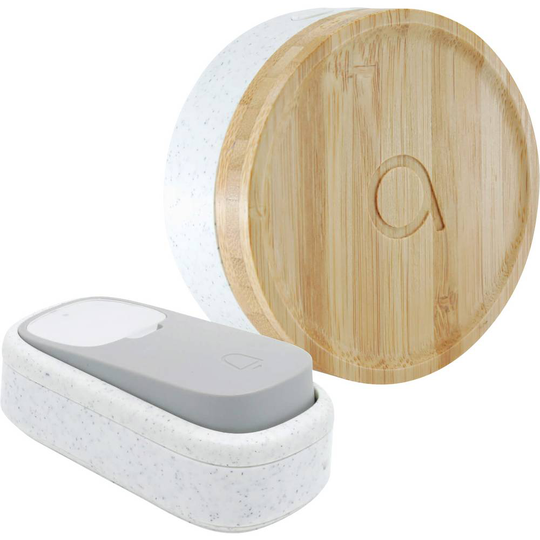 Avidsen 102498 Trådlös dörrklocka Komplett set batterilös, med namnskylt