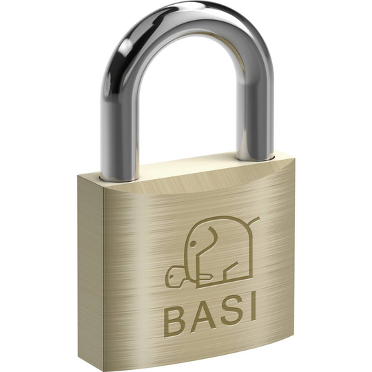 Basi 6110-4000 Hänglås 40 mm Mässing