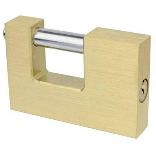 Brüder Mannesmann M41380 Hänglås 80 mm Guld Profilcylinder-hänglås