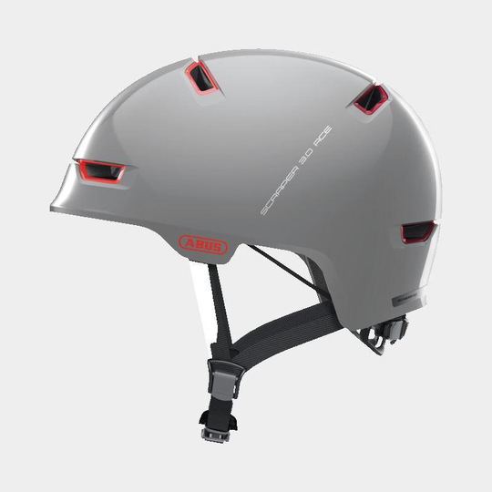 Abus Scraper 3.0 ACE Alaska Grey, Cykelhjälm