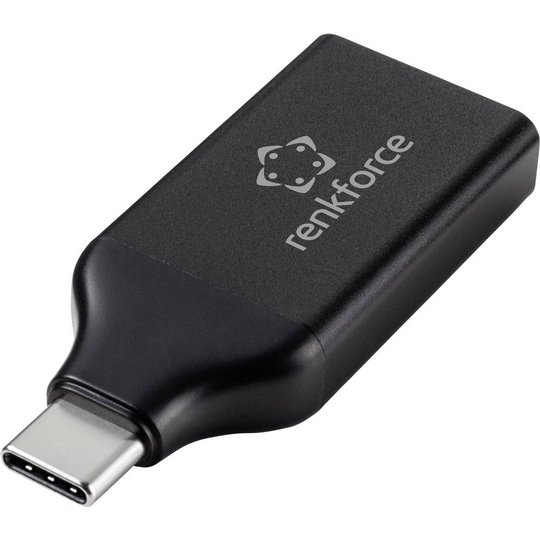 Renkforce USB 2.0 Adapter [1x USB 2.0 kontakt C - 1x DisplayPort hona] Renkforce