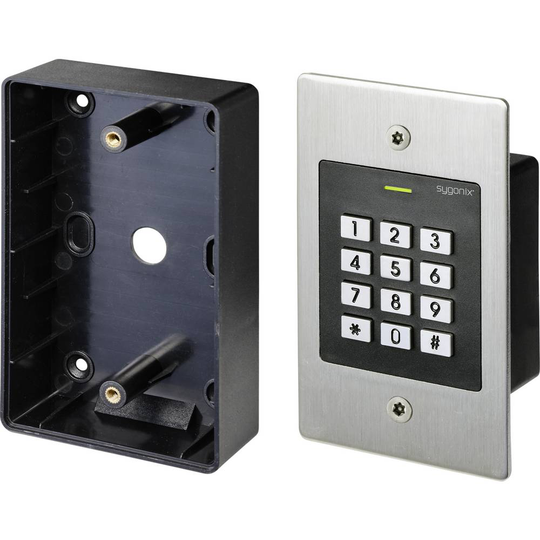 Sygonix SY-4760956 Kodknappsats med RFID Infälld 12 V/DC, 18 V/DC IP66