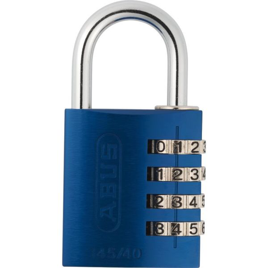 ABUS 145/40 Kombinationslås 40 mm, 4 rullar Blå
