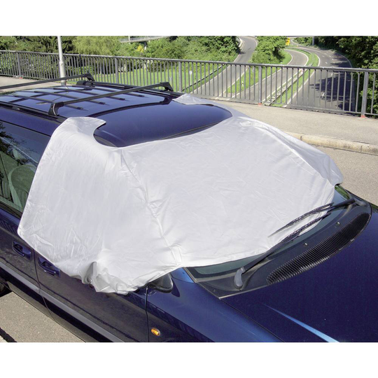 Snöskydd Front- & sidofönsterskydd, Stöldskydd (B x H) 285 cm x 97 cm Unitec Personbil, Husbil, Skåpbil, SUV Silver