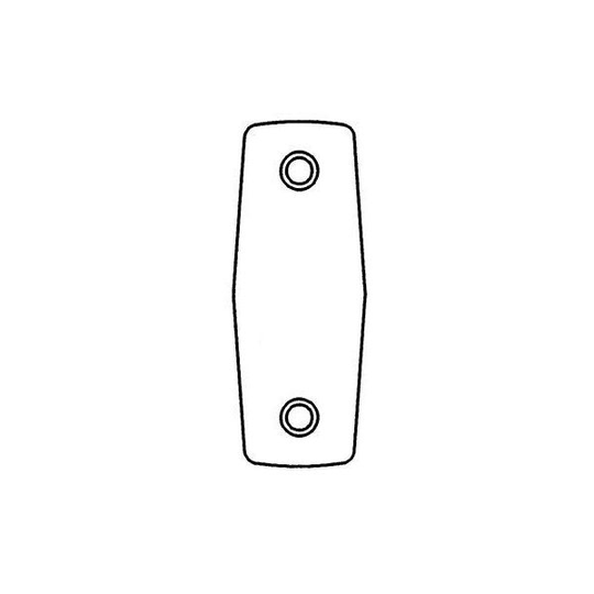 ASSA Fix 823 Täckbricka rostfri