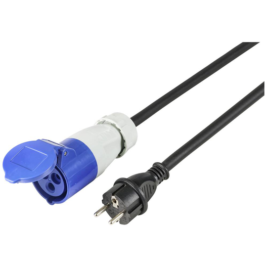 Sygonix SY-5491848 CEE-adapter 3-pol 16 A 3-polig 230 V/AC