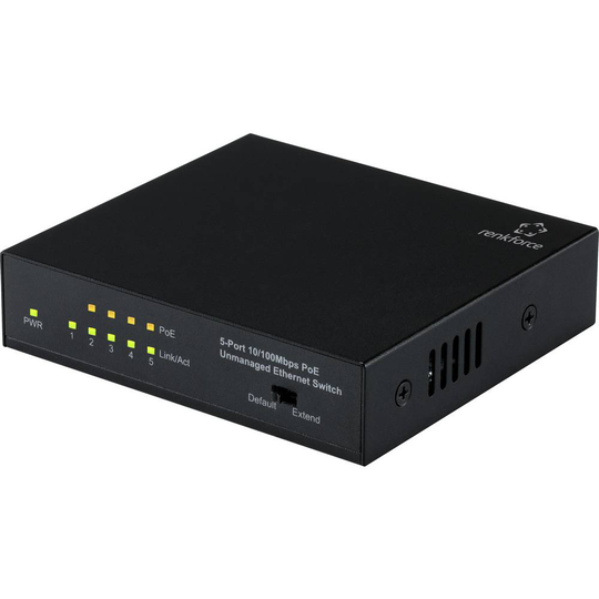 Renkforce RF-4289906 FR-S1005PED-F Ethernet Switch 10 / 100 MBit/s PoE-funktion