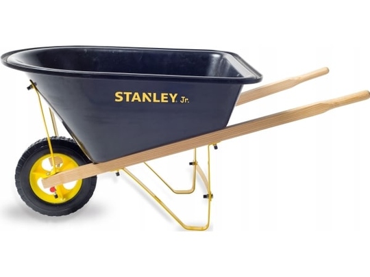 Stanley Jr. G015-Sy Garden Line Children's Wheelbarrow, Wood/Black, One Size