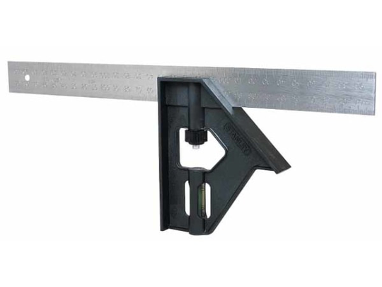 Stanley 2-46-222, Gjuten aluminium, Svart, 30 cm