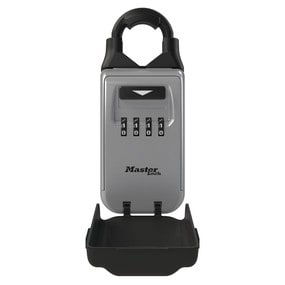 MASTER LOCK 5420EURD, Bärbart kassaskåp, Grå, Kombinationslås, Metall, nyckel, 72 mm