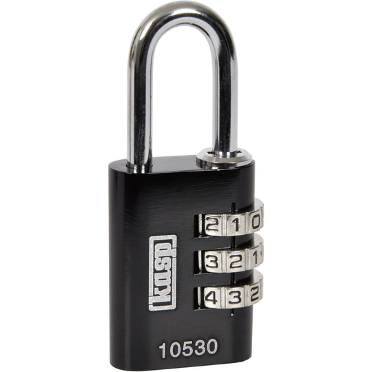Kasp K10530BLAD Hänglås 30 mm Svart Kombination
