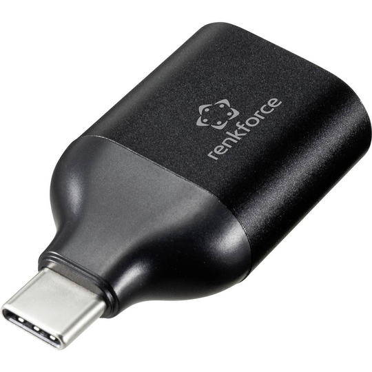 Renkforce Laptop, VGA Adapter [1x USB 3.2 Gen 1 kontakt C (USB 3.0) - 1x VGA hona] Renkforce